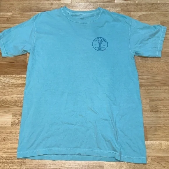 Sundrenched Coast to Coast LAX Blue T-Shirt M – Laid-Back Coastal Vibes! - Picture 8 of 10